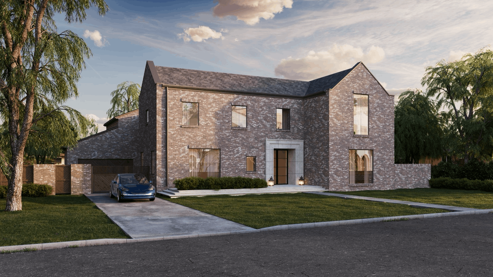 Houston new construction marketing for a residential development before completion